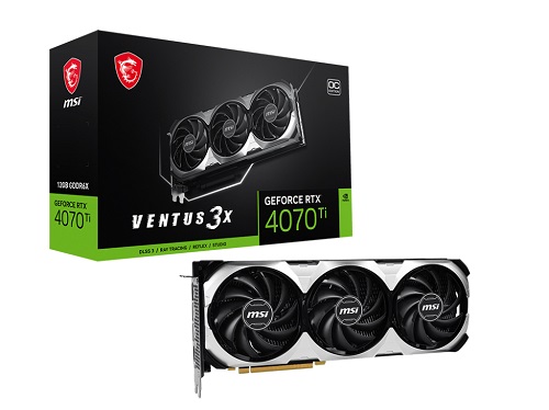 MSI GeForce RTX 4070 Ti Ventus 3X